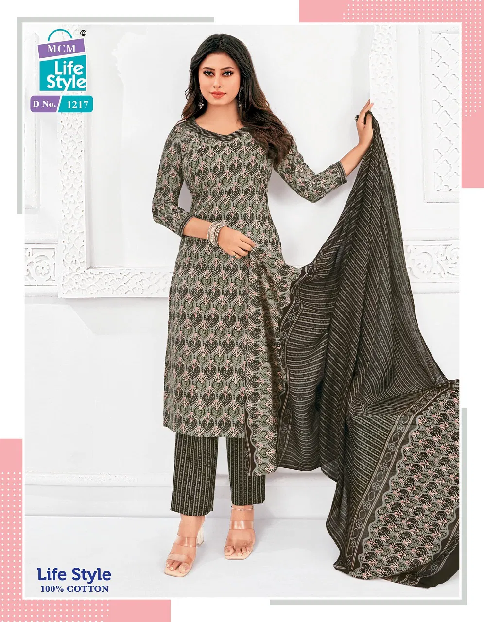 Lifestyle Vol 12 By Mcm Printed Cotton Kurti With Bottom Dupatta Exporters In India